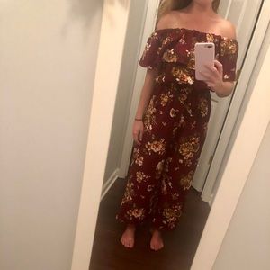 NWT Altar’d State Off Shoulder Jumpsuit